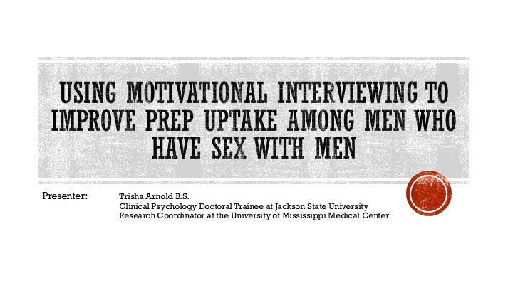 Webinar: Using Motivational Interviewing to Improve PrEP Uptake Among Men Who Have Sex With Men