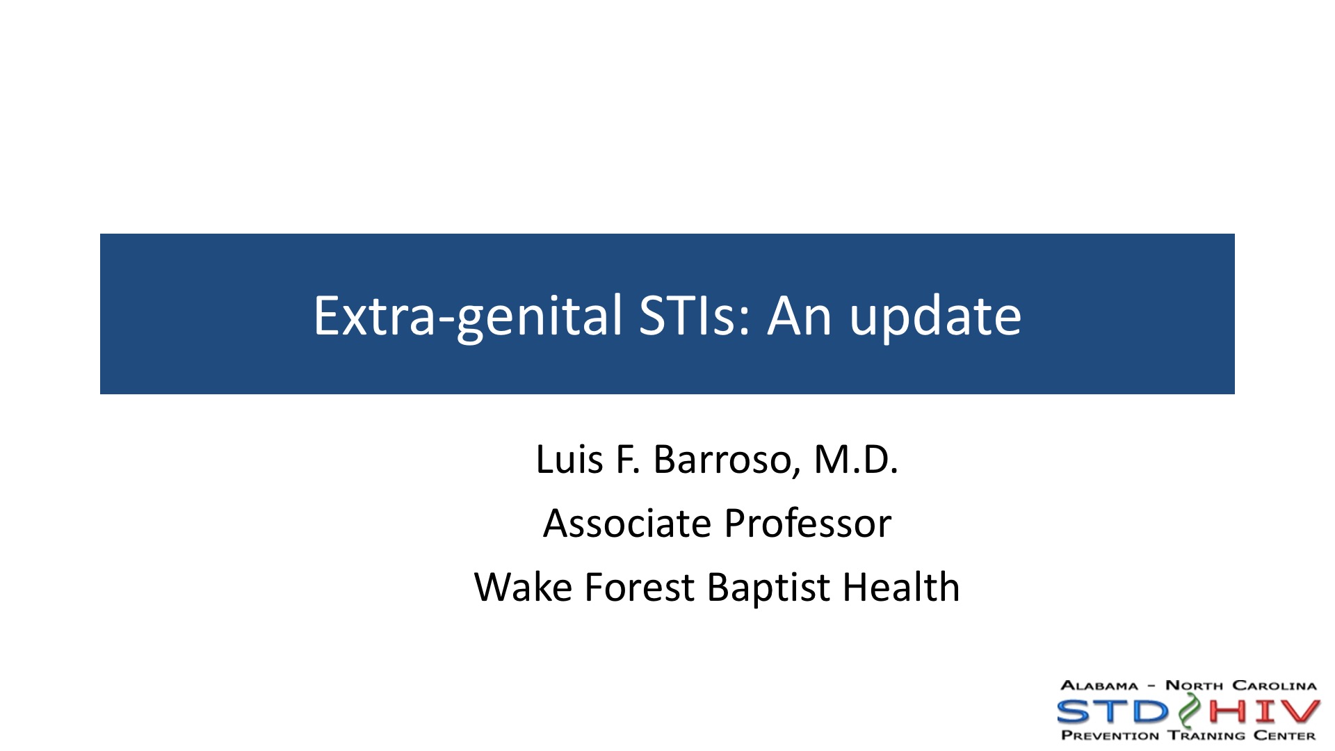 Extra-genital STIs: An update