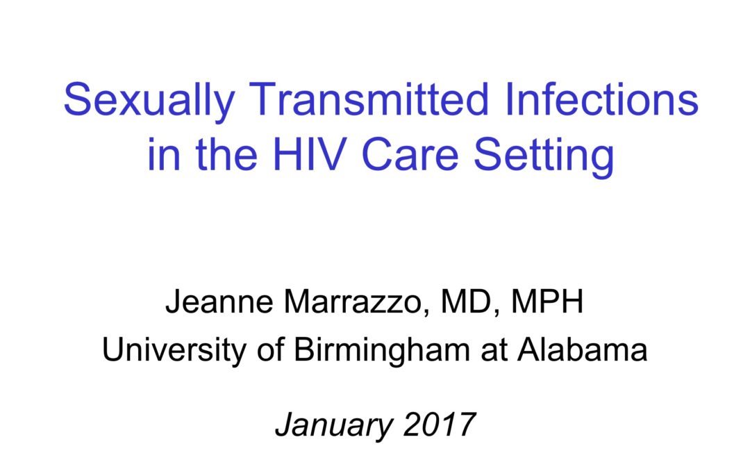 Webinar: Sexually Transmitted Infections in the HIV Care Setting