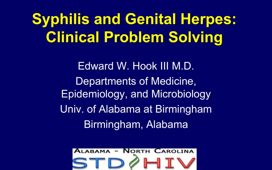 Webinar: Syphilis and Herpes Simplex