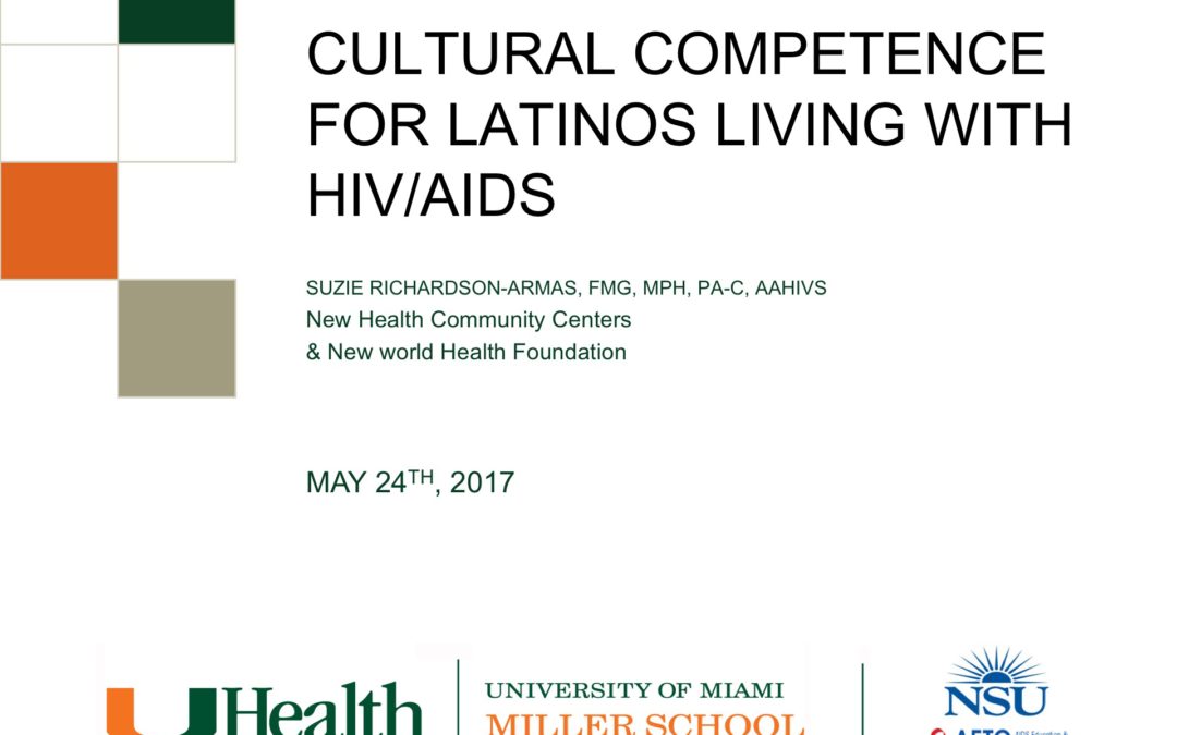 Webinar: Culturally Competent Care for Latinos with HIV/AIDS
