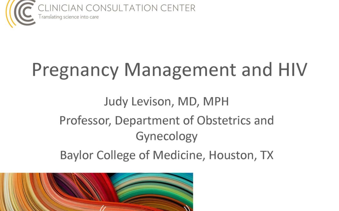 Webinar: Pregnancy Management for Women Living with HIV
