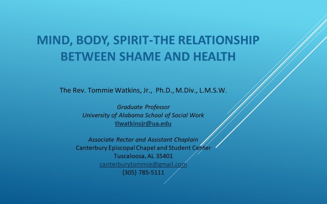 Webinar: Mind, Body, Spirit: The Relationship Between Shame and Health
