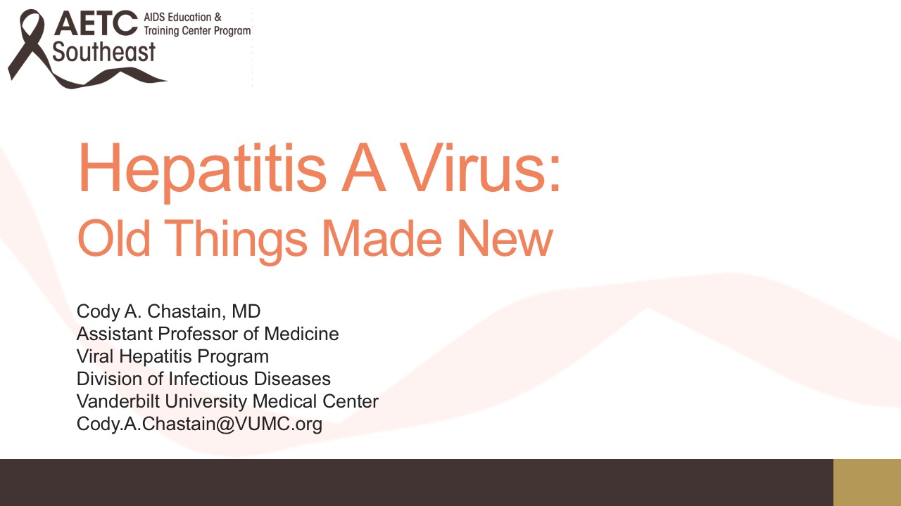 Hepatitis A Virus:Old Things Made New