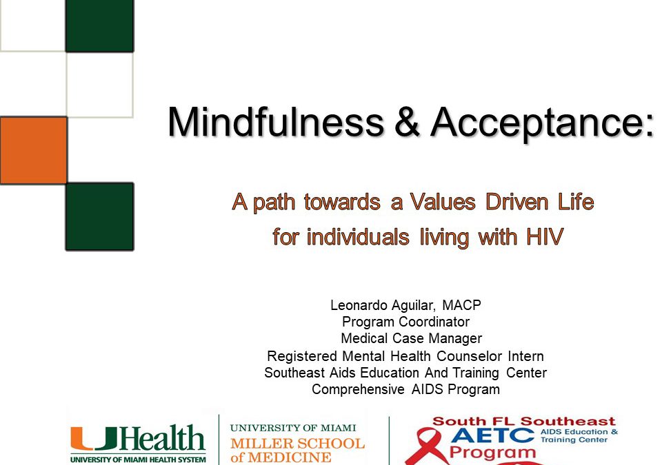 Webinar: Mindfulness and Acceptance: A Path Towards A Values-Driven Life for PLWH