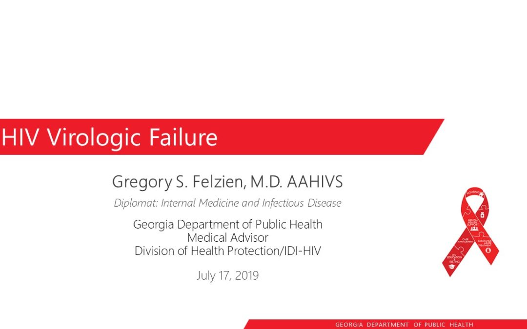 Webinar: HIV Virologic Failure