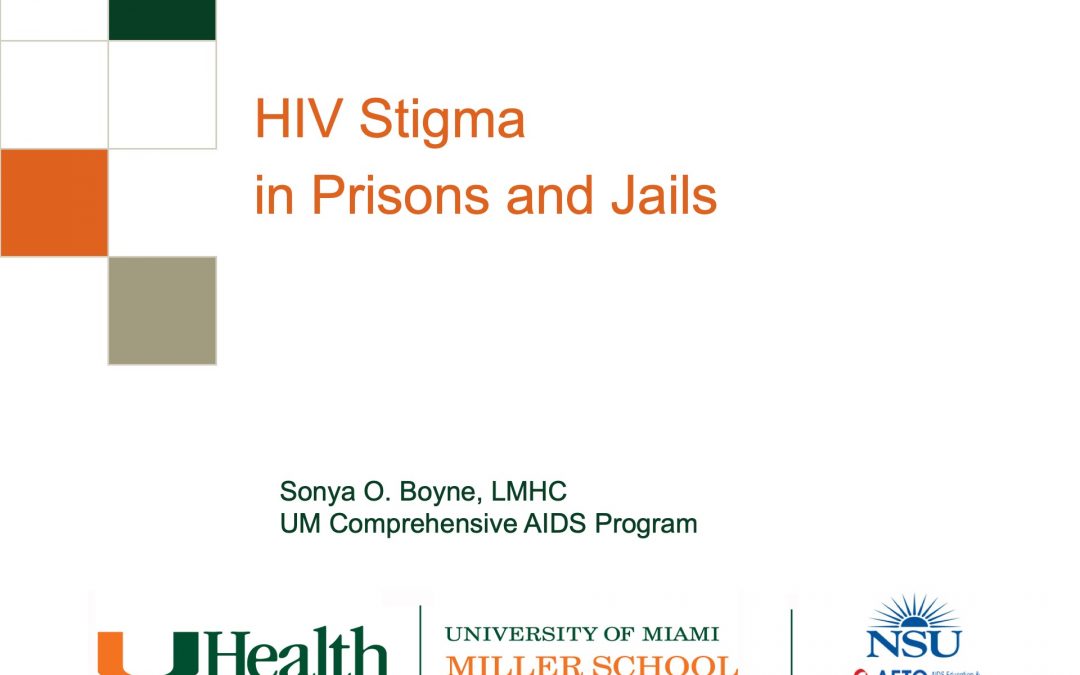 Webinar: HIV Stigma in Prisons and Jails