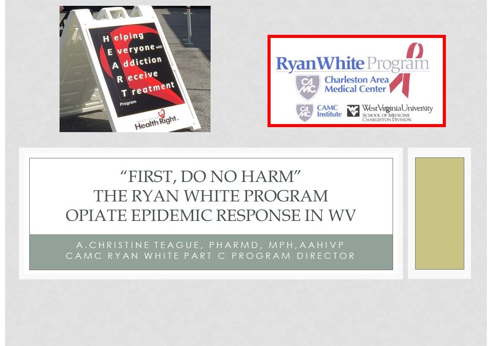 Webinar: The Ryan White Program Opiate Epidemic Response in WV