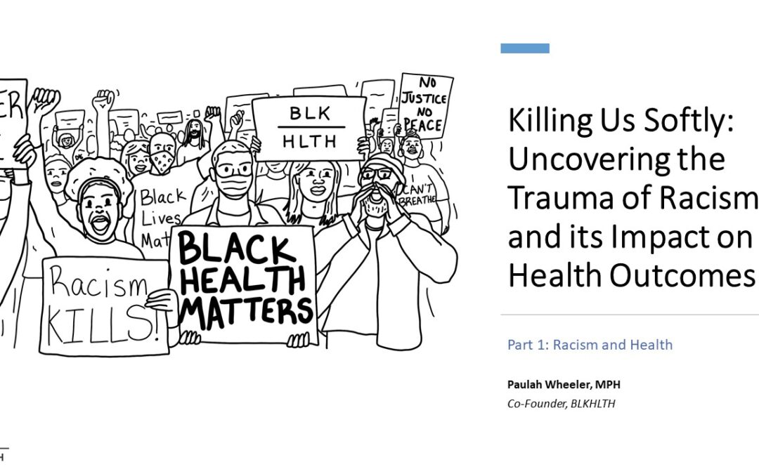 Webinar: Killing Us Softly: Uncovering the Trauma of Racism and its Impact on Health Outcomes (Part I: Racism and Health)