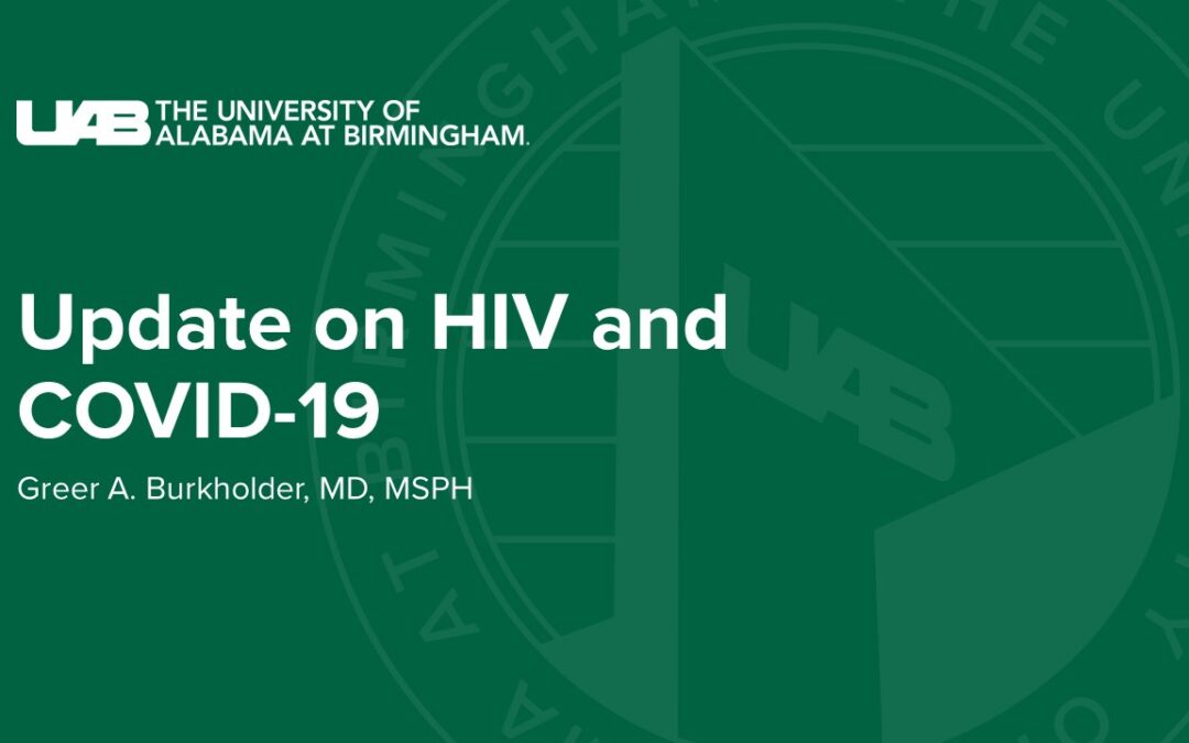 Webinar: Update on HIV and COVID-19