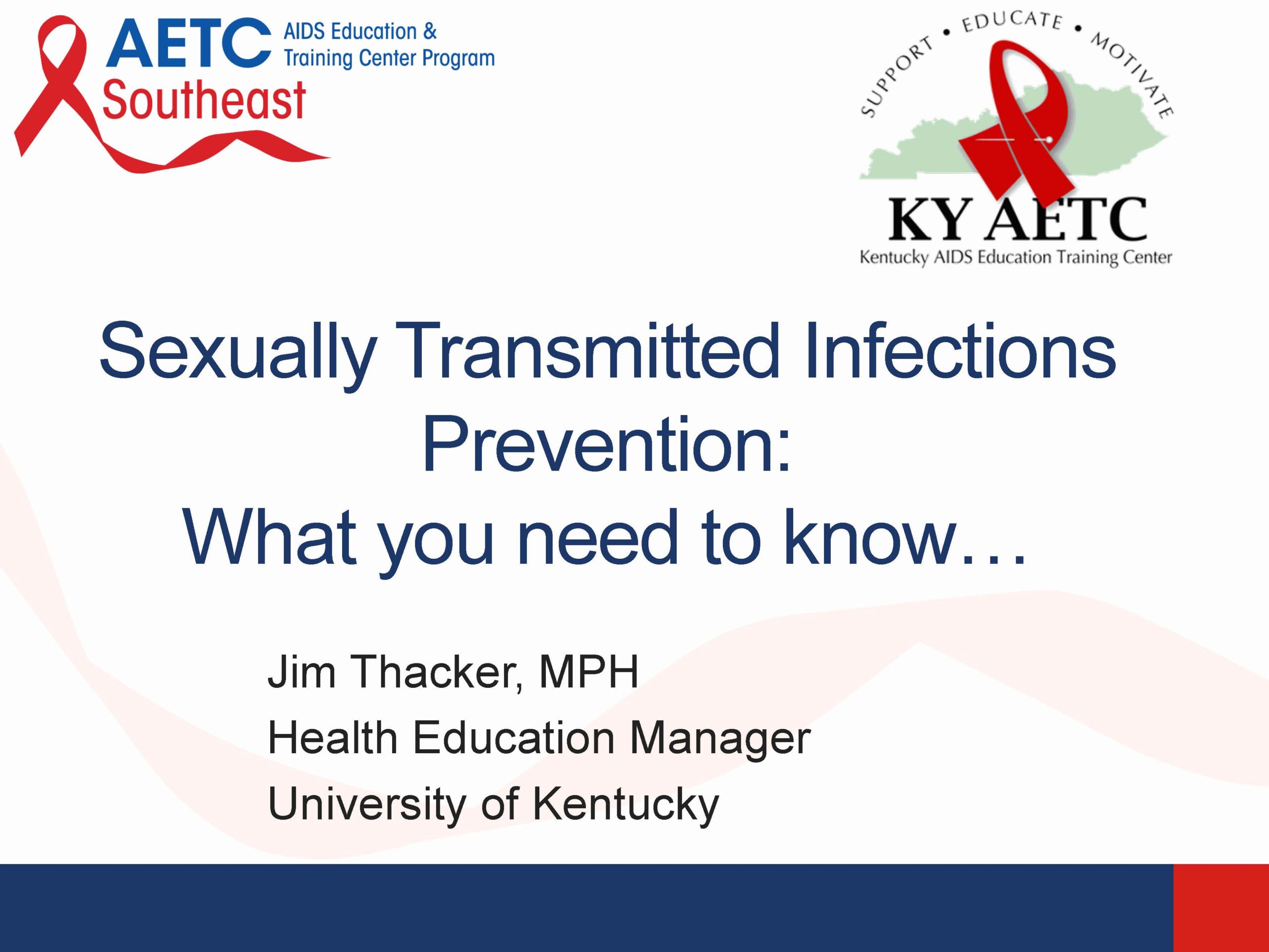 Webinar Sexually Transmitted Infections Prevention What