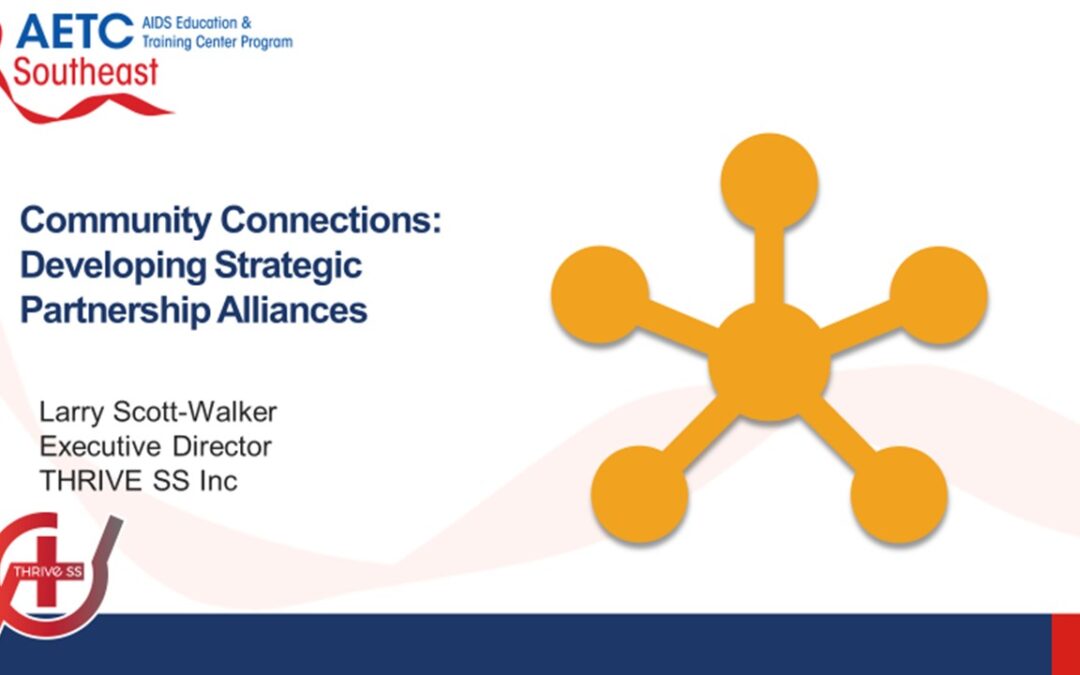Webinar: Community Connections – Developing Strategic Partnership Alliances
