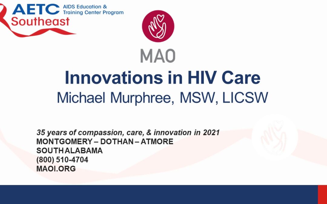 Webinar: Innovations in HIV Care