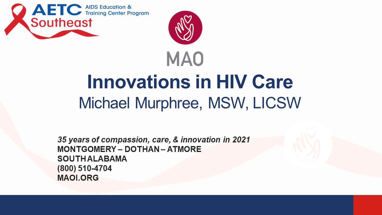 Innovations in HIV Care
