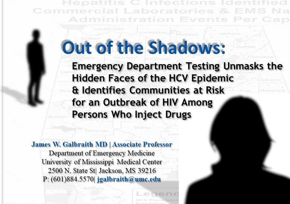 Webinar: Emergency Department Testing Unmasks the Hidden Faces of the HCV Epidemic & Identifies Communities at Risk for an Outbreak of HIV Among Persons Who Inject Drugs
