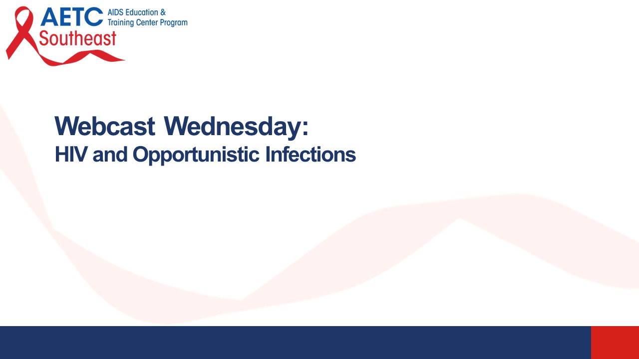 HIV and Opportunistic Infections Title Slide