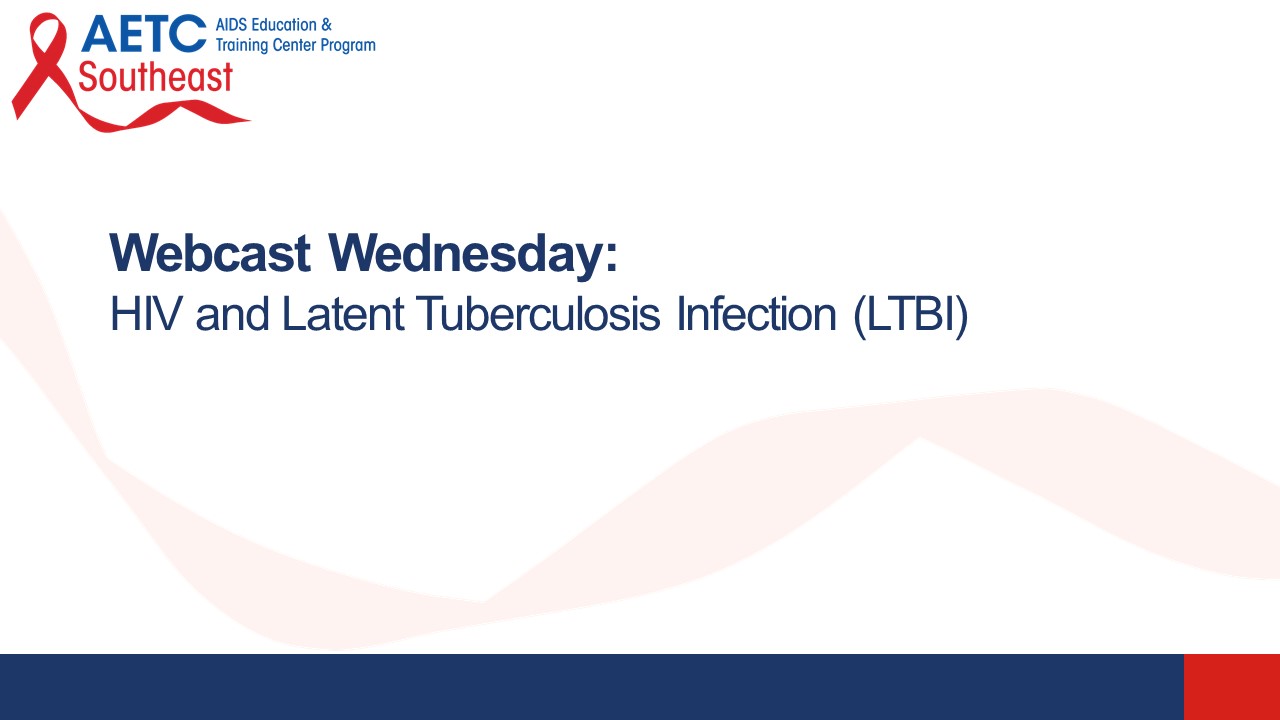 HIV and Latent Tuberculosis Infection Title Slide