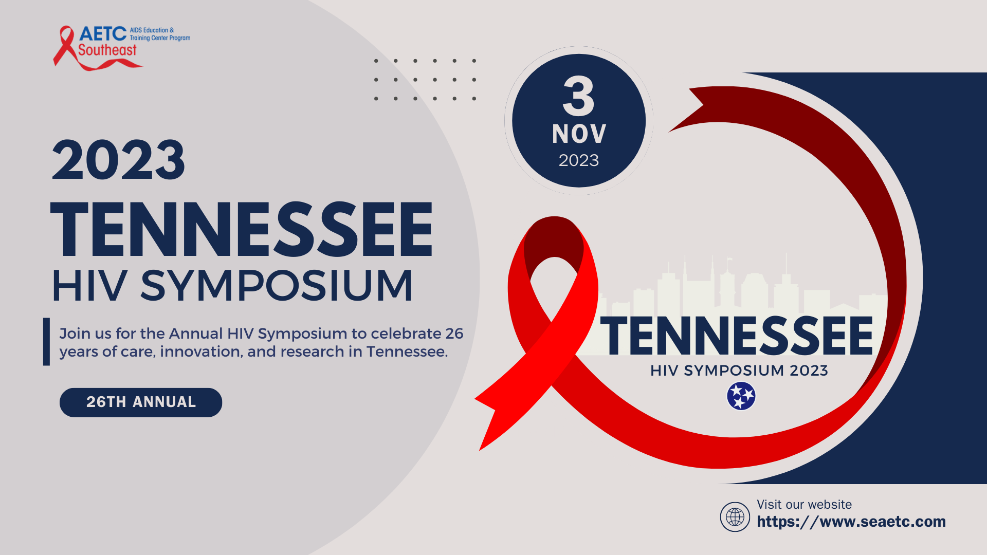 Tennessee HIV Symposium 2023 Banner