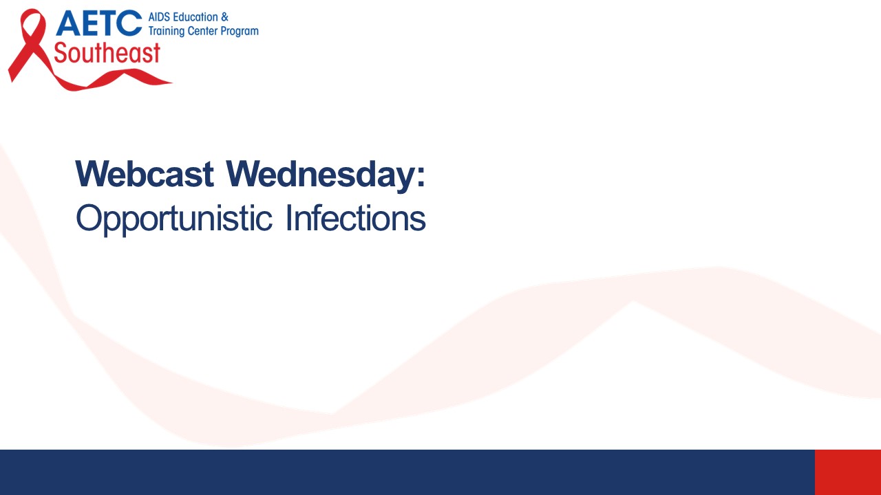 Opportunistic Infections 2023 Title Slide