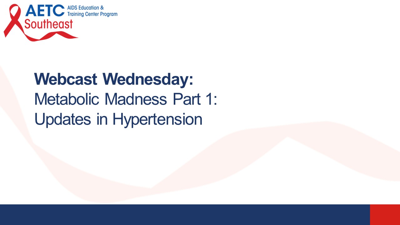 Metabolic Madness Part 1: Updates in Hypertension 2024
